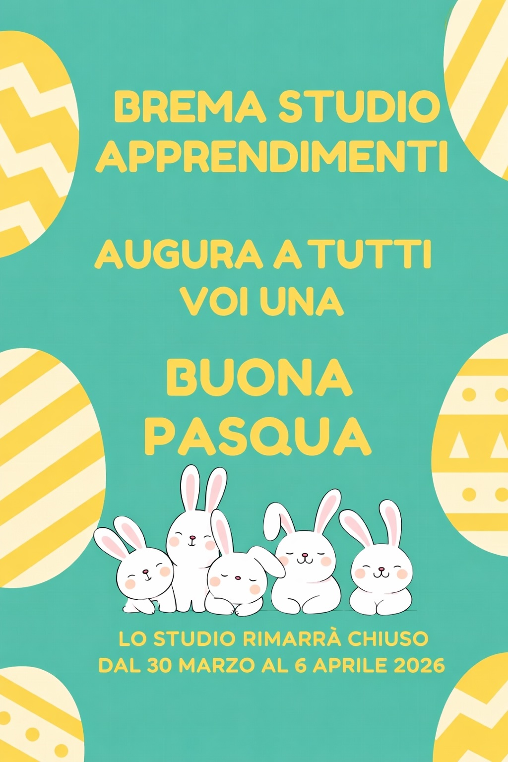 Chiusura Pasqua 